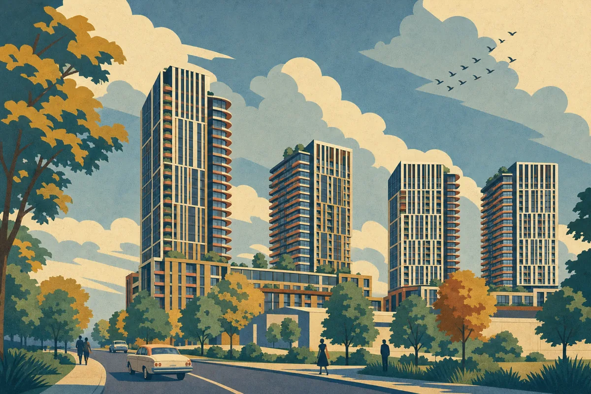 Oakville Council Approves Four Towers Near Bronte GO Station