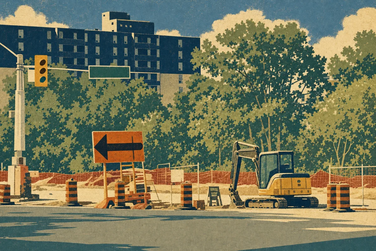 Inglehart Street North Closes for a Month Near Oakville GO