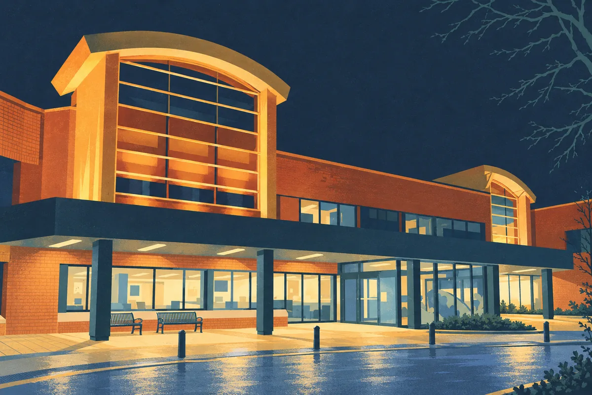 Oakville Town Hall Lights Up White for Invisible Disabilities Week