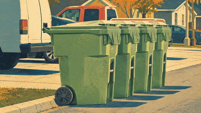 New Garbage and Green Bins